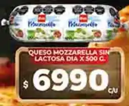 Supermercados DIA Dia queso mozzarella sin lactosa oferta