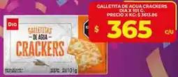 Supermercados DIA Dia calletita de acua crackers oferta