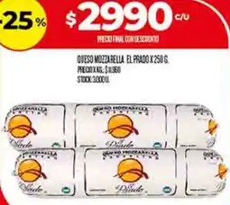 Supermercados DIA El prado queso mozzarella oferta