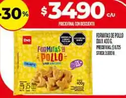 Supermercados DIA Dia formitas de pollo oferta