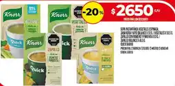 Supermercados DIA Sopa instantanea vegetales espinaca zana horia yapio balance oferta
