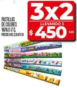 Supermercados DIA yapa pastillas de colores oferta