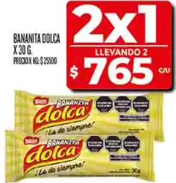 Supermercados DIA Bananita dolca oferta