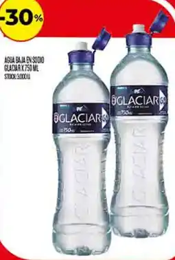 Supermercados DIA Glaciar agua baja en sodio oferta