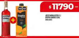 Supermercados DIA Campari jugo de naranja cepitaxil/ aperitivo oferta