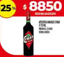 Supermercados DIA Cynar aperitivo amargo oferta