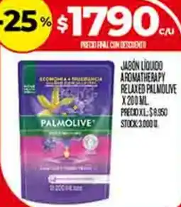 Supermercados DIA Palmolive jabón líquido aromatherapy relaxed oferta