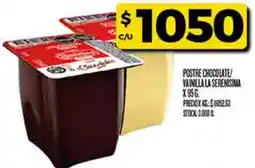 Supermercados DIA La serenisima postre chocolate/ vainilla oferta