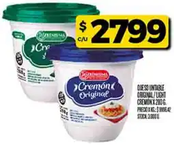 Supermercados DIA La serenisima queso untable original/light cremon oferta