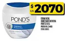 Supermercados DIA Pond's crema facial humectante nutritina oferta
