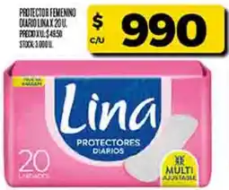 Supermercados DIA Lina protector femenino diarios oferta