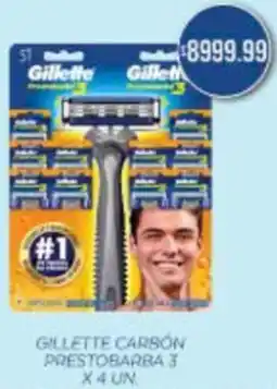 Supermercados Yaguar Gillette carbón prestobarba oferta