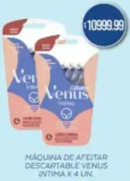 Supermercados Yaguar venus máquina de afeitar descartable intima oferta