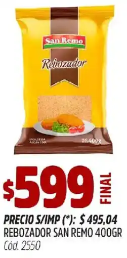 Supermercados Yaguar San remo rebozador oferta