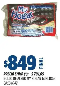 Supermercados Yaguar My hogar rollo de acero oferta