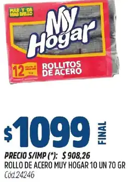 Supermercados Yaguar My hogar rollo de acero oferta