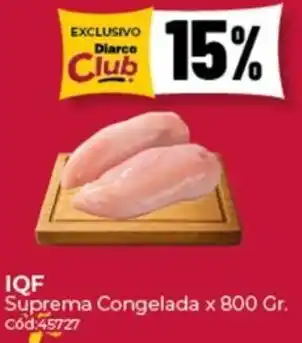 Diarco IQF suprema congelada oferta