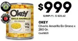 Diarco Okey choclo amarillo en grano oferta