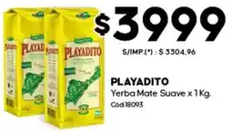 Diarco Playadito yerba mate suave oferta