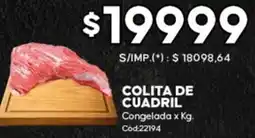 Diarco Colita de cuadril congelada oferta