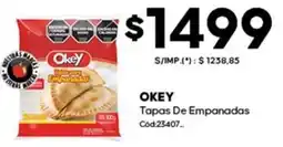 Diarco Okey tapas de empanadas oferta