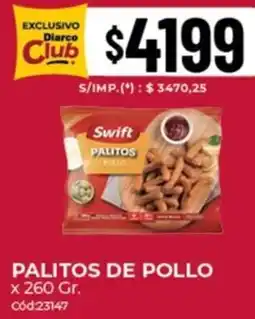 Diarco Palitos de pollo oferta