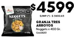 Diarco Granja tres arroyos nuggets oferta