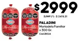 Diarco Paladini mortadela familiar oferta