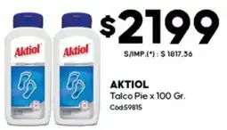 Diarco Aktiol talco pie oferta