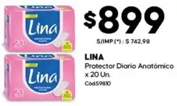 Diarco Lina protector diario anatómico oferta