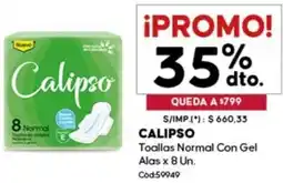 Diarco Calipso toallas normal con gel alas oferta