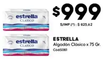 Diarco Estrella algodón clásico oferta