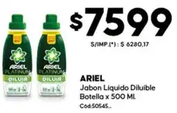 Diarco Ariel jabon liquido diluíble botella oferta