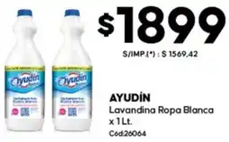 Diarco Ayudín lavandina ropa blanca oferta