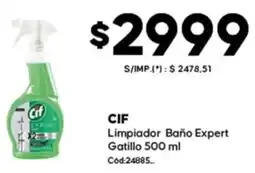 Diarco Cif limpiador baño expert gatillo oferta