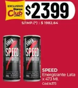 Diarco Speed energizante lata oferta