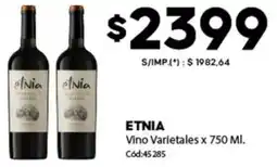 Diarco Etnia vino varietales oferta