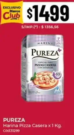 Diarco Pureza harina pizza casera oferta