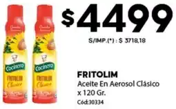 Diarco Fritolim aceite en aerosol clásico oferta