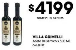 Diarco Villa grimelli aceto balsámico oferta