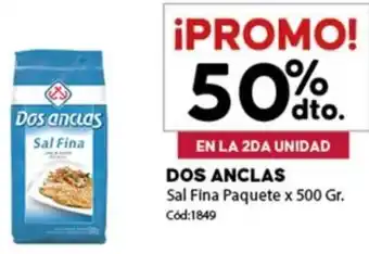 Diarco Dos anclas sal fina paquete oferta