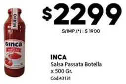 Diarco Inca salsa passata botella oferta
