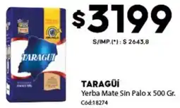 Diarco Taragüí yerba mate sin palo oferta
