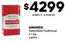 Diarco Amanda yerba mate tradicional oferta