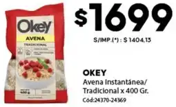 Diarco Okey avena instantánea/ tradicional oferta