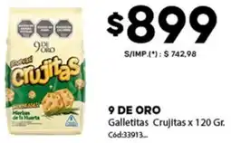 Diarco 9 de oro galletitas crujitas oferta