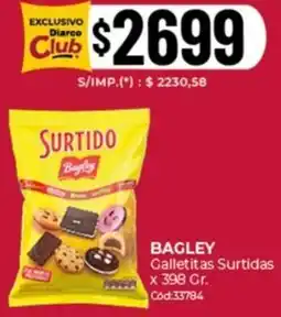 Diarco Bagley galletitas surtidas oferta