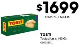 Diarco Tosti tostaditas oferta