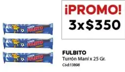 Diarco Fulbito turrón maní oferta