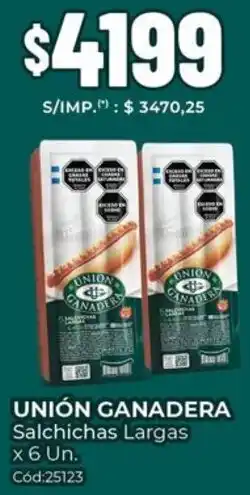 Diarco Unión ganadera salchichas largas oferta